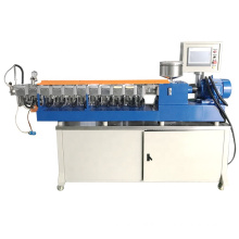 Plastic Pellet Making Machine PP PE PET PVC ABS Small Lab scale Twin Screw Plastic Compounding Extruder with PLC Control